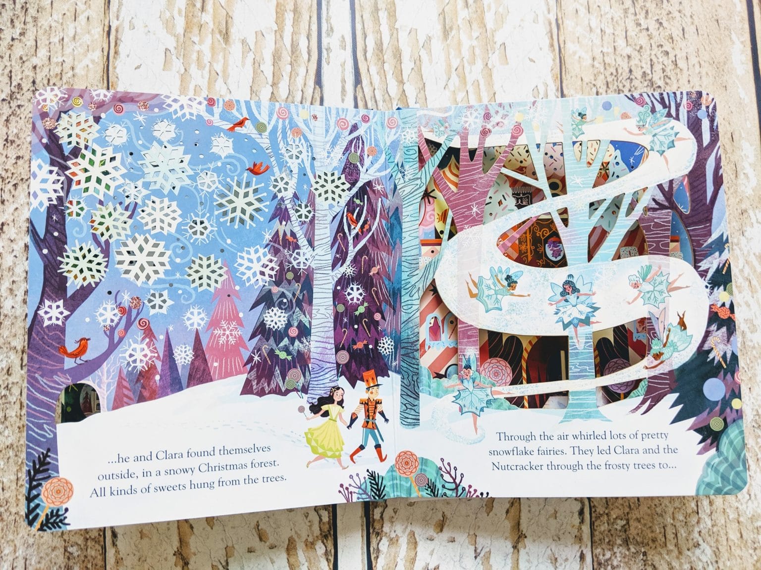 Usborne Peek Inside a Fairy Tale The Nutcracker 12 Days of Christmas