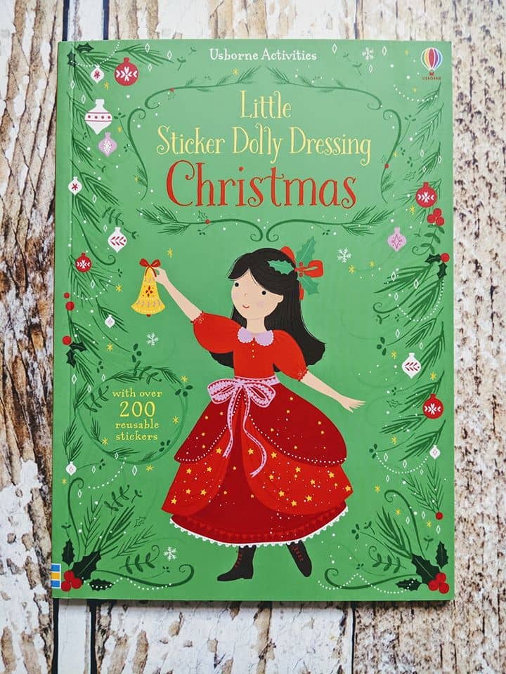 Usborne Activities Little Sticker Dolly Dressing Christmas - 12 Days of Christmas